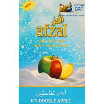 Табак для кальяна Afzal Icy Double Apple (Афзал Ледяное Двойное Яблоко) 40г Акцизный 